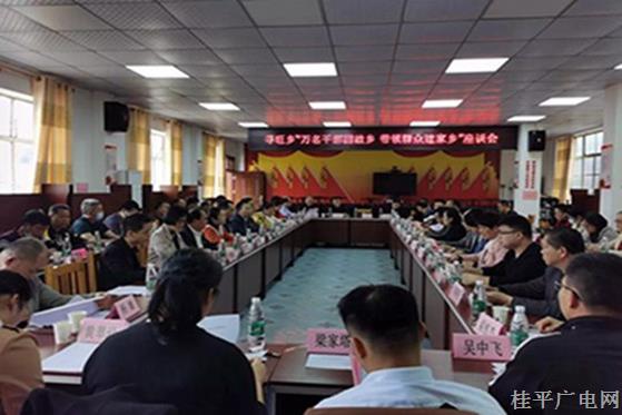 【乡村振兴 桂平行动】寻旺乡召开“万名干部回故乡 带领群众建家乡”座谈会