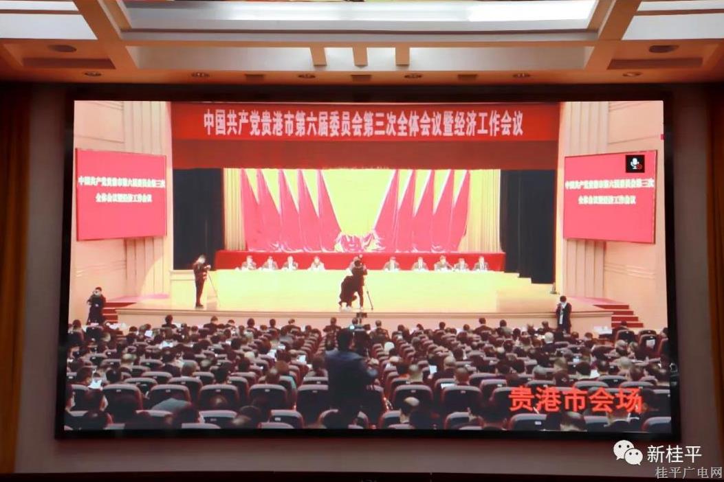桂平市组织收听收看中国共产党贵港市第六届委员会第三次全体会议暨经济工作会议