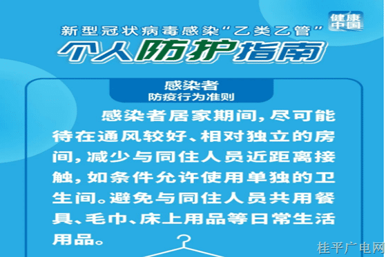 提醒！新冠病毒感染者防疫行为准则→