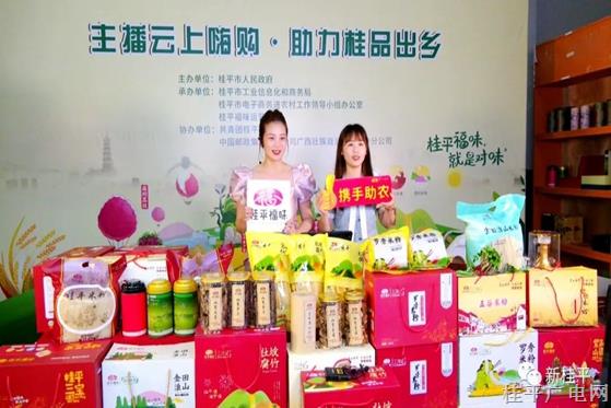 桂平市举行“主播云上嗨购 助力桂品出乡”直播带货活动