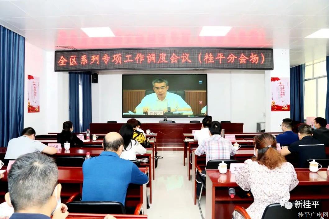 桂平市组织参加全区系列专项工作调度会议