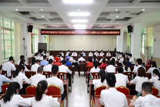 桂平市召开学习贯彻习近平总书记在庆祝中国共产主义青年团成立100周年大会上的重要讲话精神座谈会