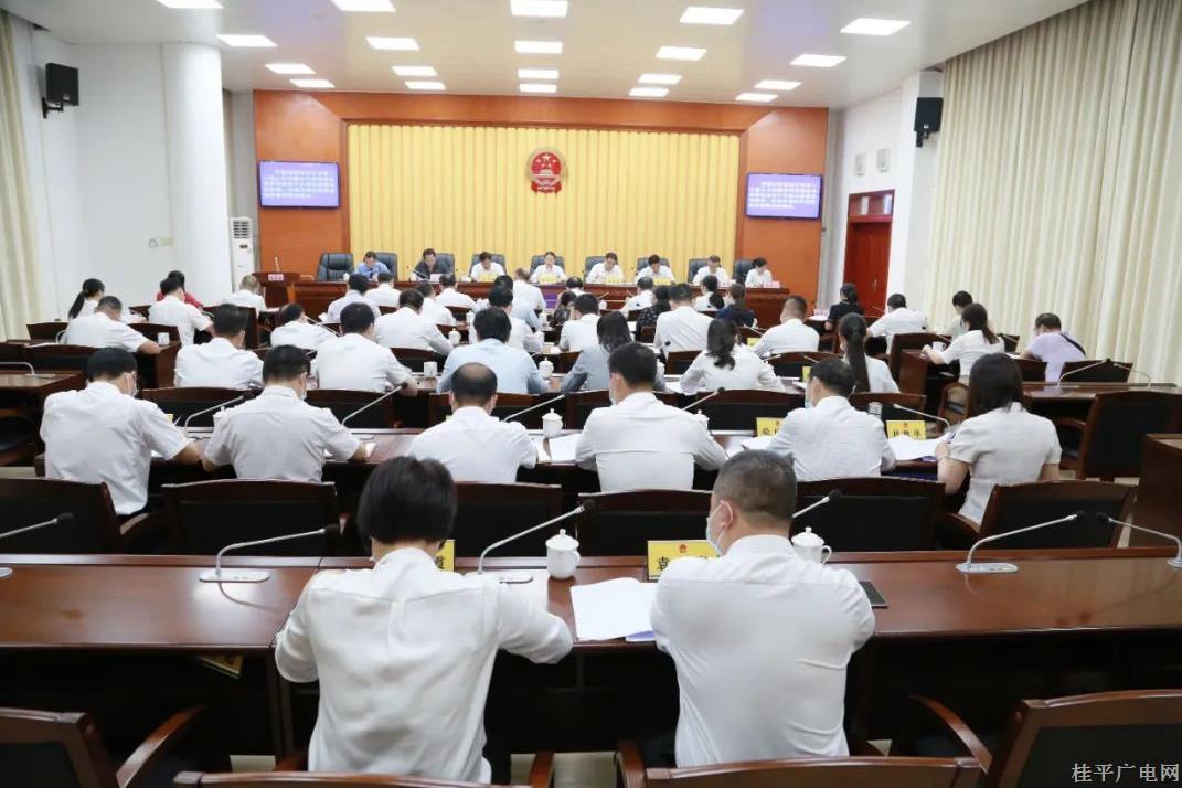 桂平市第十七届人大常委会第六次会议召开