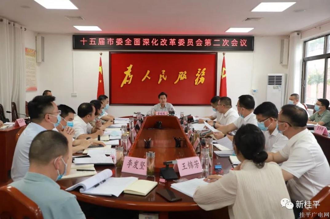 十五届桂平市委全面深化改革委员会召开第二次会议