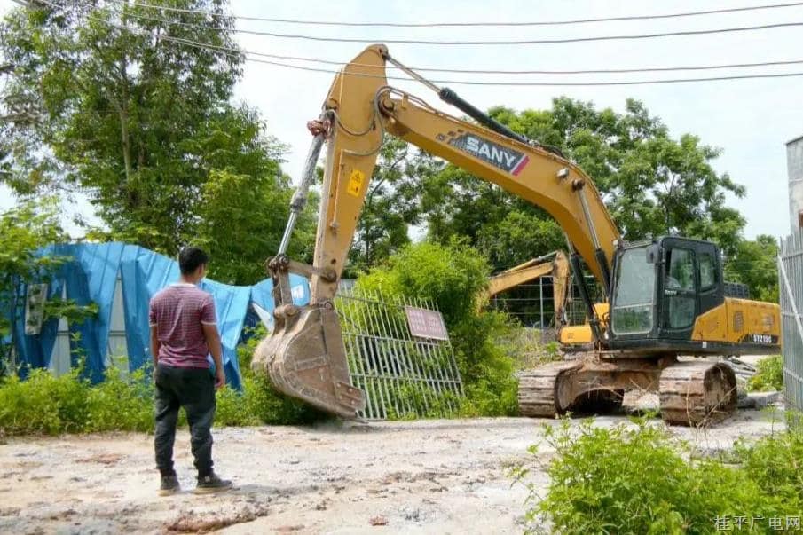 桂平市扎实推进违法图斑拆除复耕工作