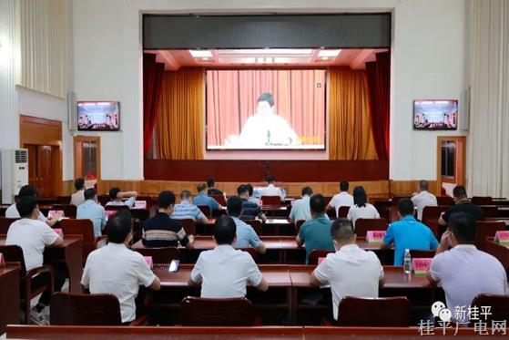 我市组织收听收看贵港市疫情防控调度会议