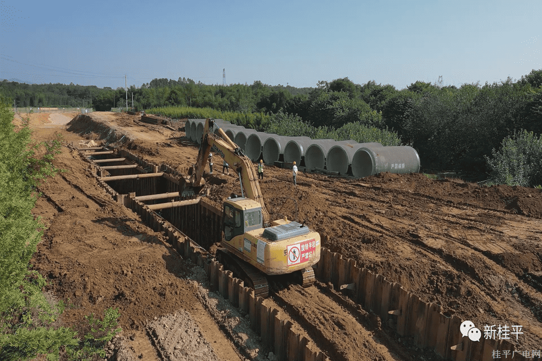 大藤峡水利枢纽灌区工程南木补水干管及金田、罗旺灌片建设稳步推进