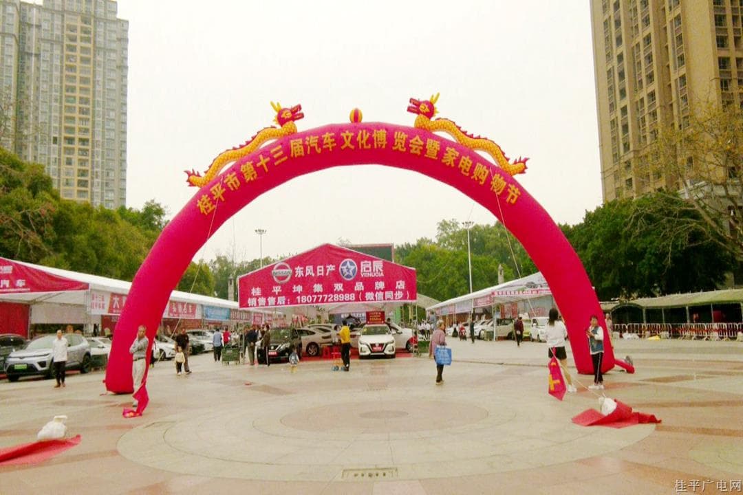 桂平市举办第十三届汽车文化博览会暨家电促销费活动
