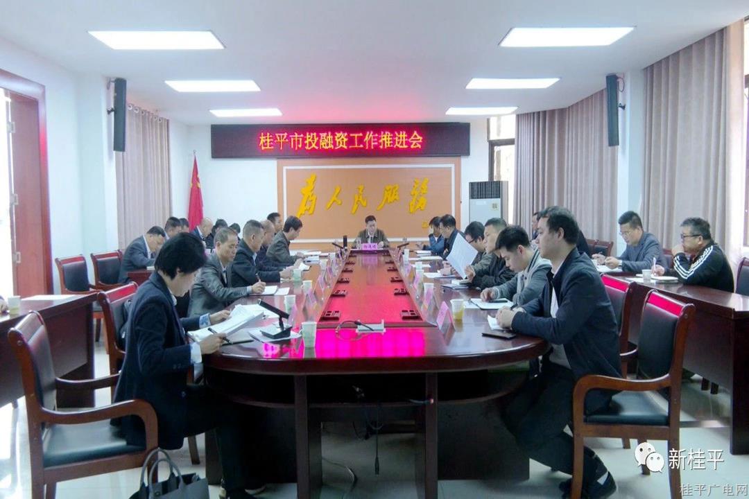 桂平市召开投融资工作推进会