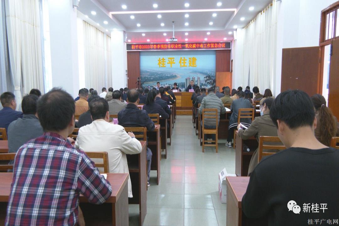 我市召开2023年春季预防非职业性一氧化碳中毒工作会议