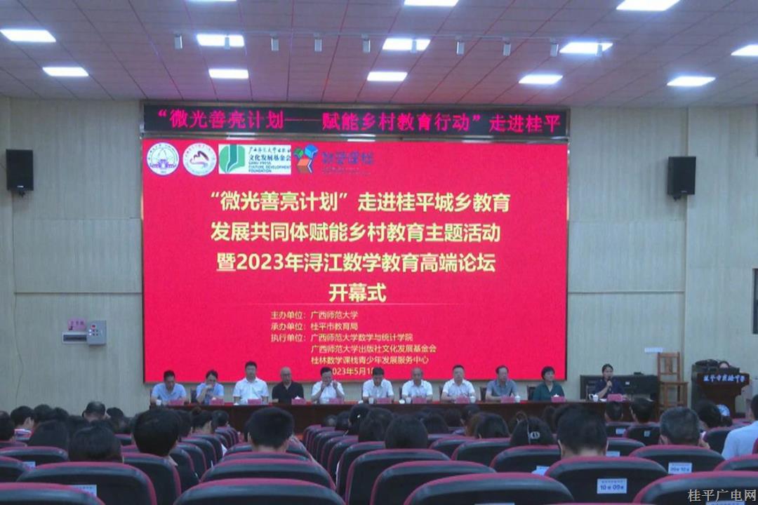 “微光善亮计划——赋能乡村教育行动”走进桂平