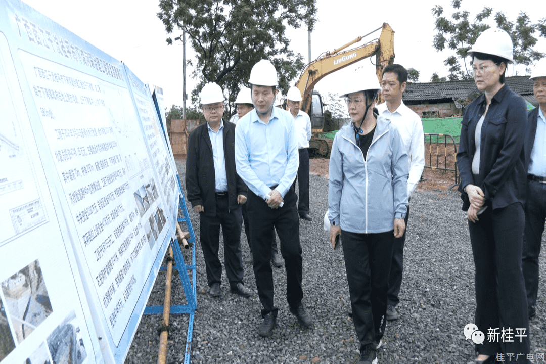 贵港市人大常委会调研组到我市调研水利工程建设及管护情况