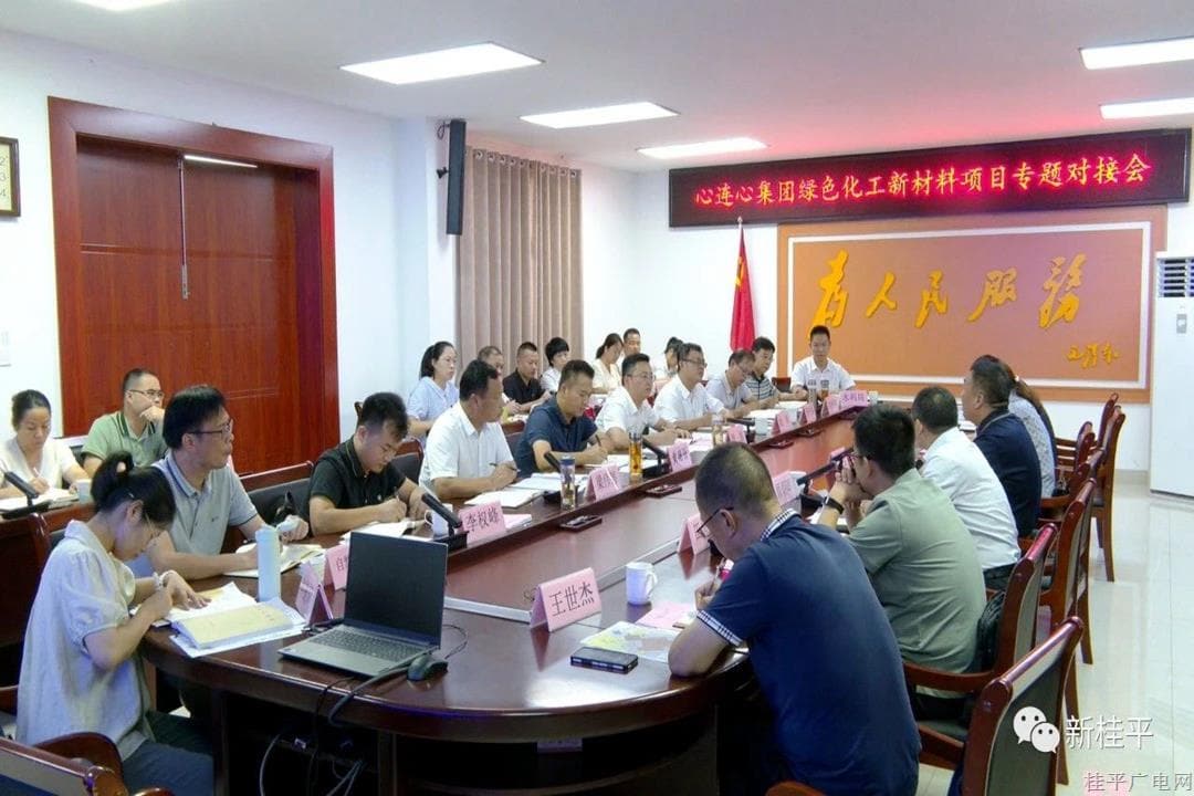 我市召开心连心集团绿色化工新材料项目专题对接会