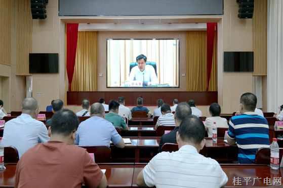 桂平市组织参加全区、贵港市第二季度防范重特大安全事故和消防安全工作电视电话会议