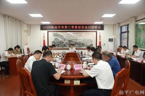 桂平市召开2024年第二季度经济运行分析会