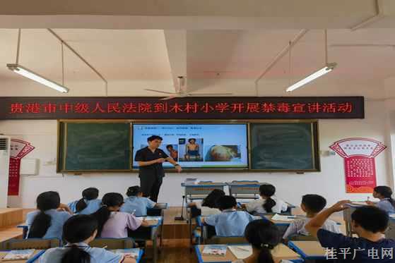 贵港市中级人民法院到桂平市罗秀镇开展“6.26”国际禁毒日宣传活动